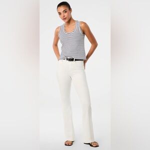 SPANX Women's Crisp White Straight Leg Jeans